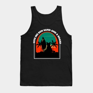 Surfer Cat Tank Top